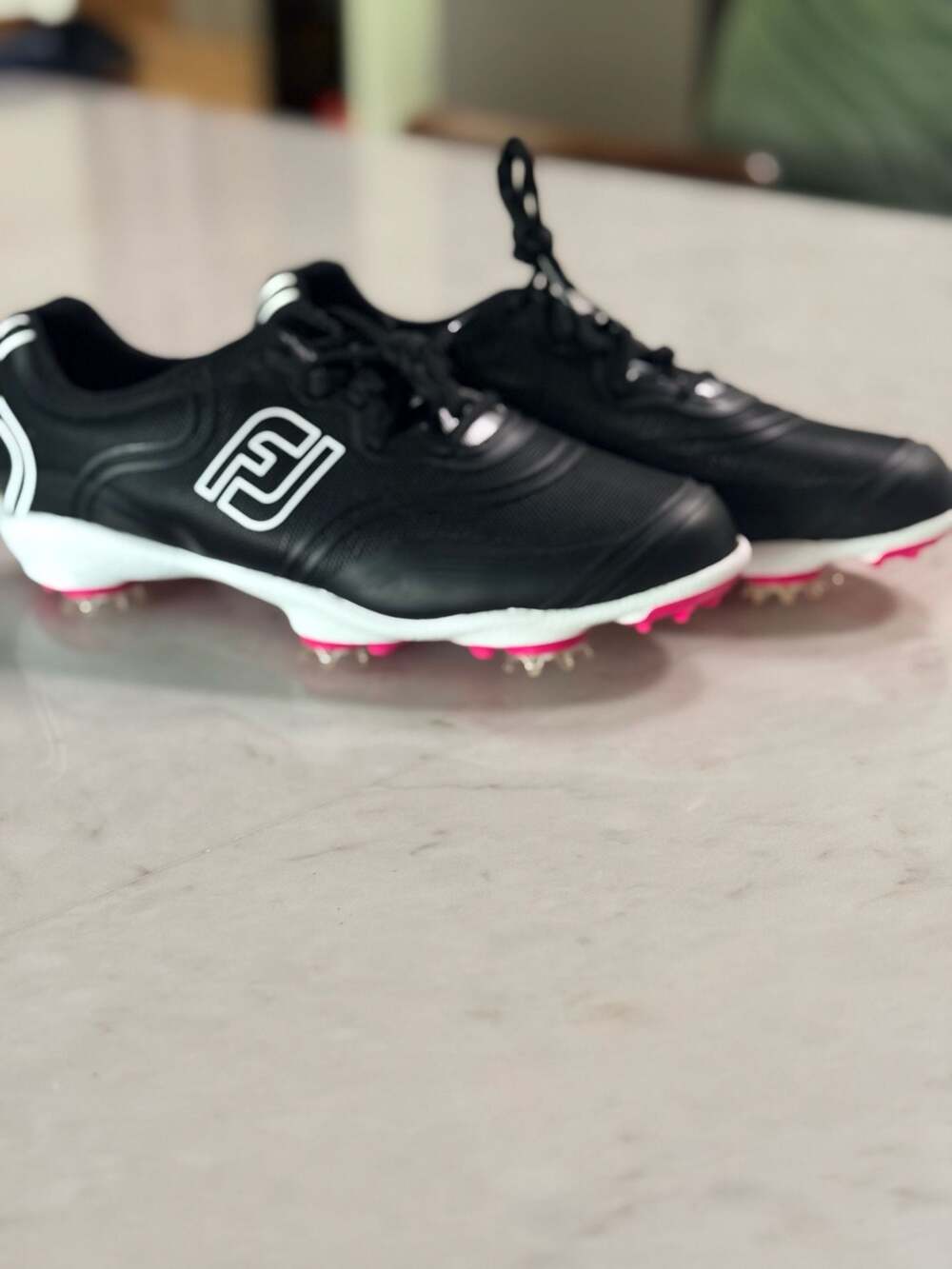 FootJoy Aspire Women's Golf Shoes Black/Pink Size 7M
